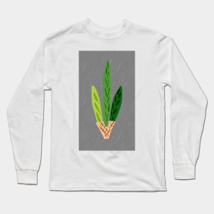 Lulav Grey Print Long Sleeve T-Shirt